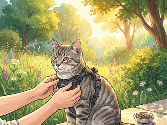 Can You Train an Older Cat to Wear a Harness? Research and Expert Tips - Wander Paws