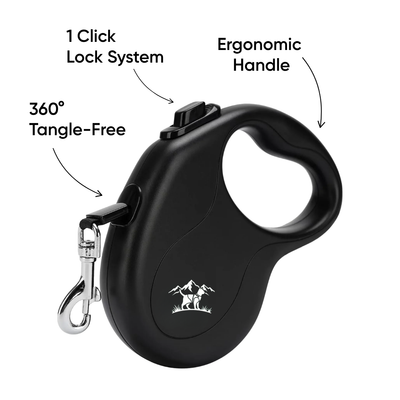 WanderLeash™ Anti-Slip Handle, One-Hand Brake Retractable Cat Leash