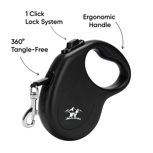 WanderLeash™ Anti-Slip Handle, One-Hand Brake Retractable Cat Leash