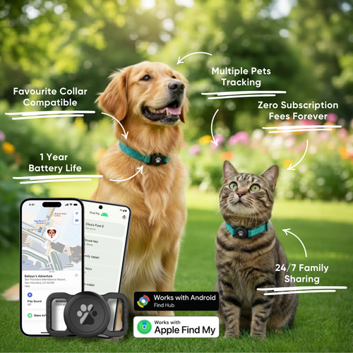 FindMyPet™ Tracker + App With No Monthly Fees
