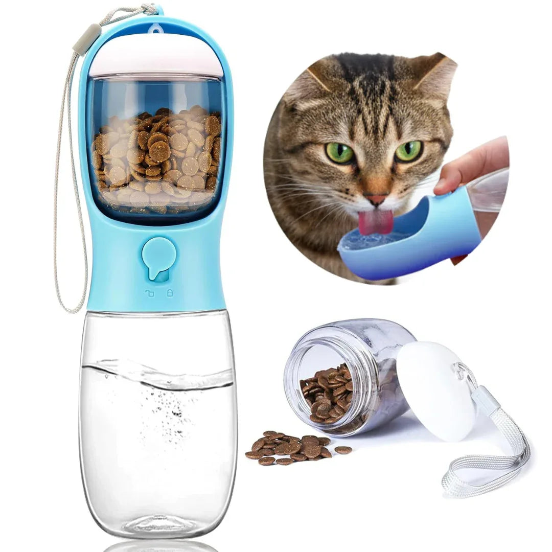 Sip&Sup™ 2-in-1 Water Bottle + Food Container - Wander Paws